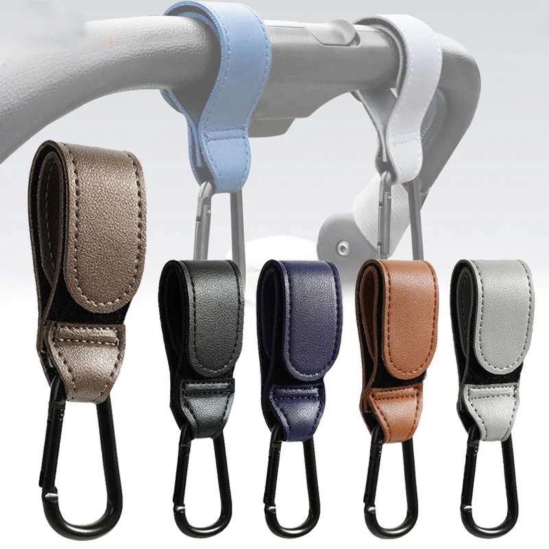 Travel Accessories Baby - 유모차 걸이 패션 PU 가죽 조절