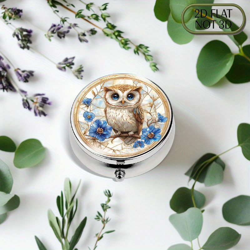 Travel Accessories As Gifts - 귀여운 올빼미 무늬와 반짝이는 눈, 그리고