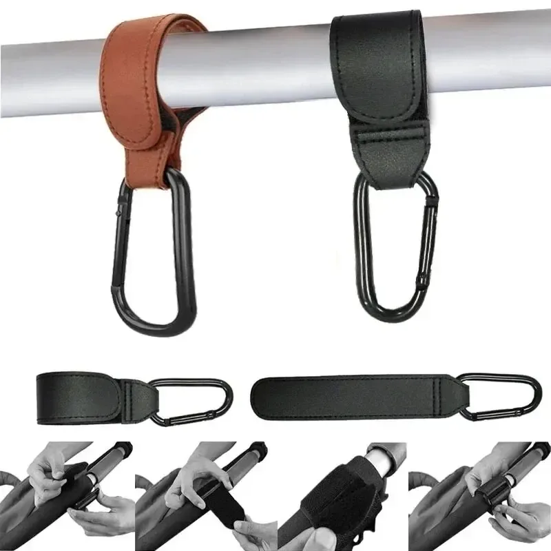 유모차 걸이 패션 PU 가죽 조절 가능한 유모차 걸이  - Travel Accessories Baby 리뷰 및 가격