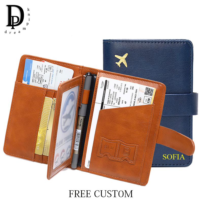 맞춤형 문자 여행 여권 지갑 패션 PU 가죽 대용량 카 - Travel Accessories Wallet 리뷰 및 가격