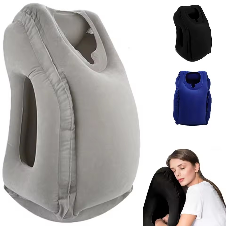 팽창식 여행용 베개, 목과 머리 지지대가 있는 여행용품 - Travel Accessories Long Flight 리뷰 및 가격