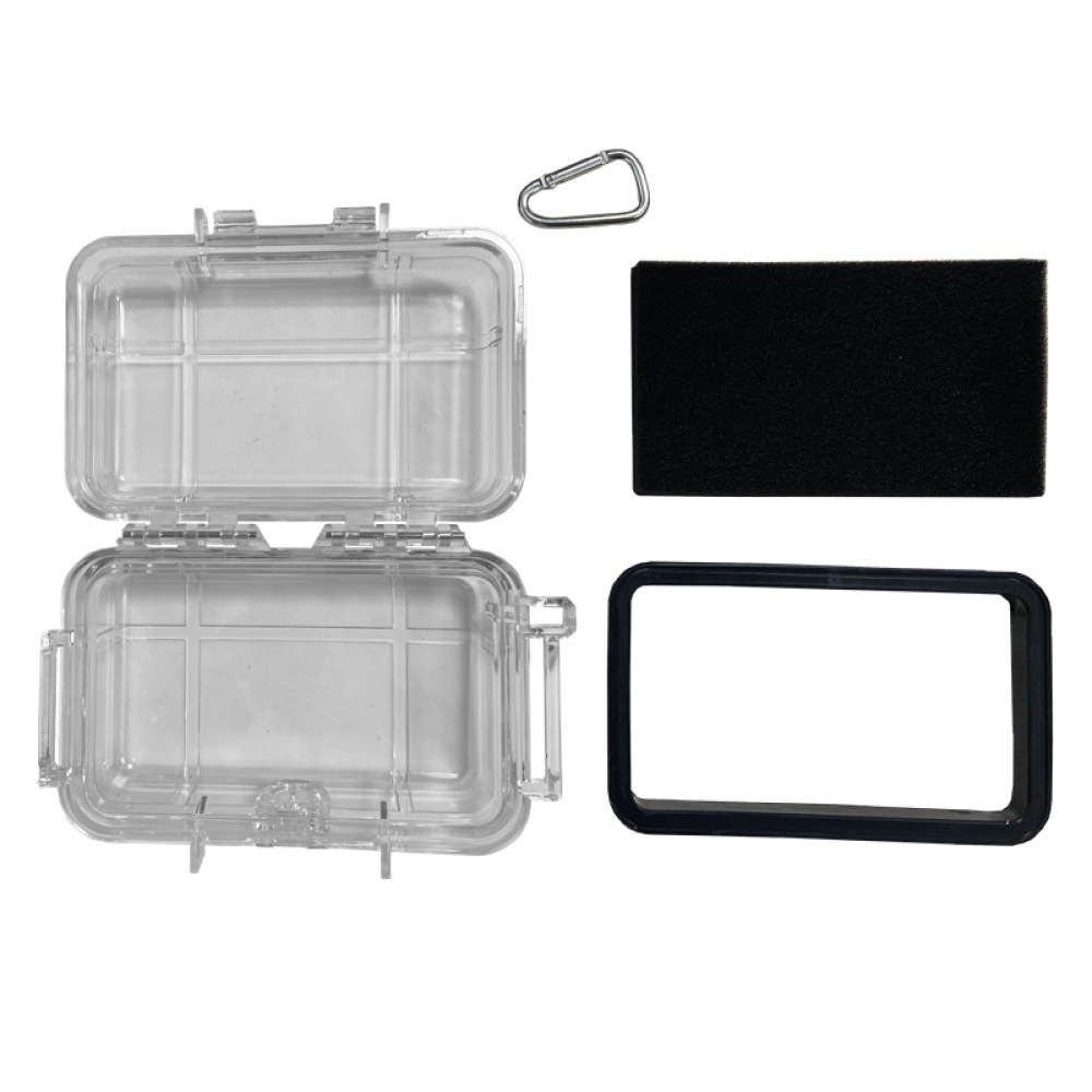미니 휴대용 방수 보관 상자 폼 라이닝이있는 투명한 충 - Travel Accessories Jewelry 리뷰 및 가격