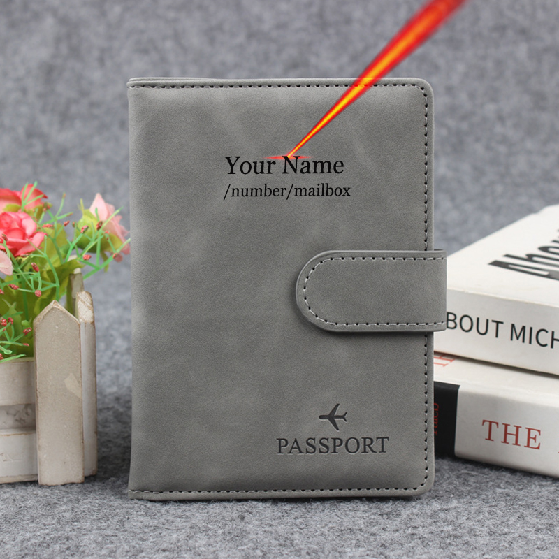 마그네틱 버튼 여권 커버 커버에 이름을 사용자 정의 R - Travel Accessories Wallet 리뷰 및 가격