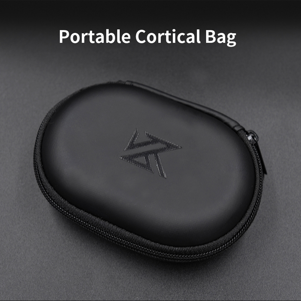1-10PCS KZ 이어폰 케이스 PU 가죽 타원형 헤 - Travel Accessories Organizer Bag 리뷰 및 가격