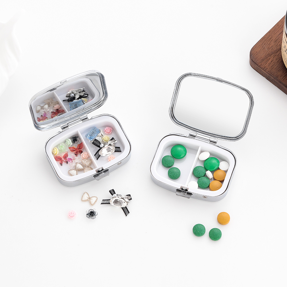1개입, 독특한 디자인의 개인용 약 보관함, 2칸 휴대 - Travel Accessories Ideas 리뷰 및 가격