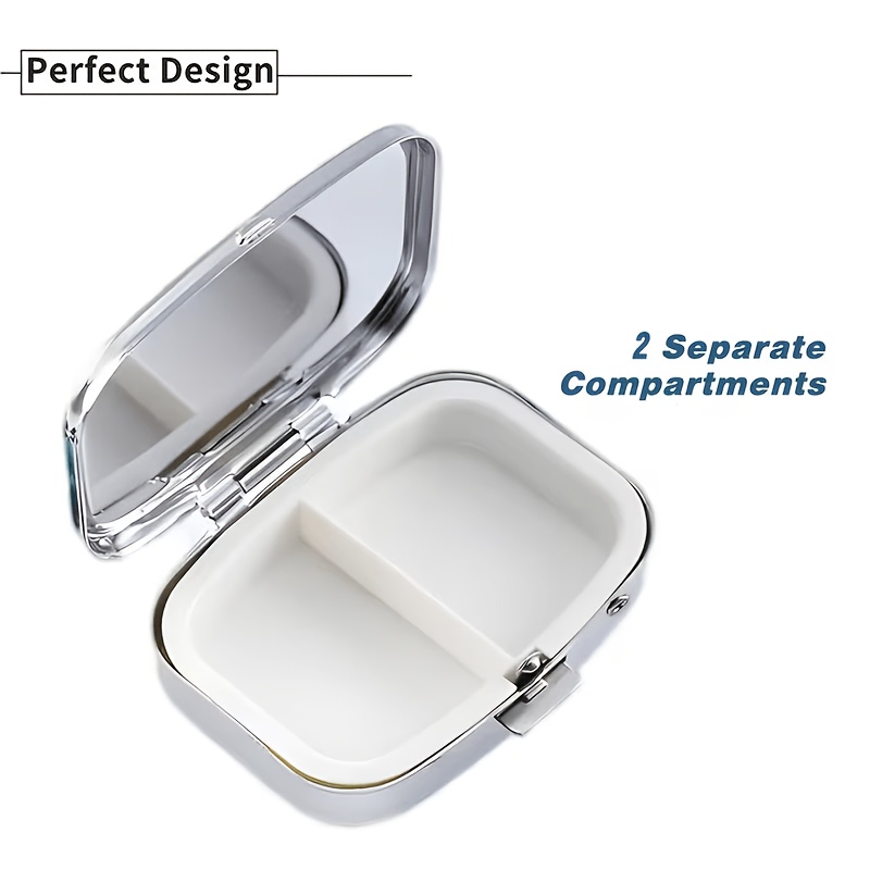 1개입, 독특한 디자인의 개인용 약 보관함, 2칸 휴대 - Travel Accessories Ideas 리뷰 및 가격