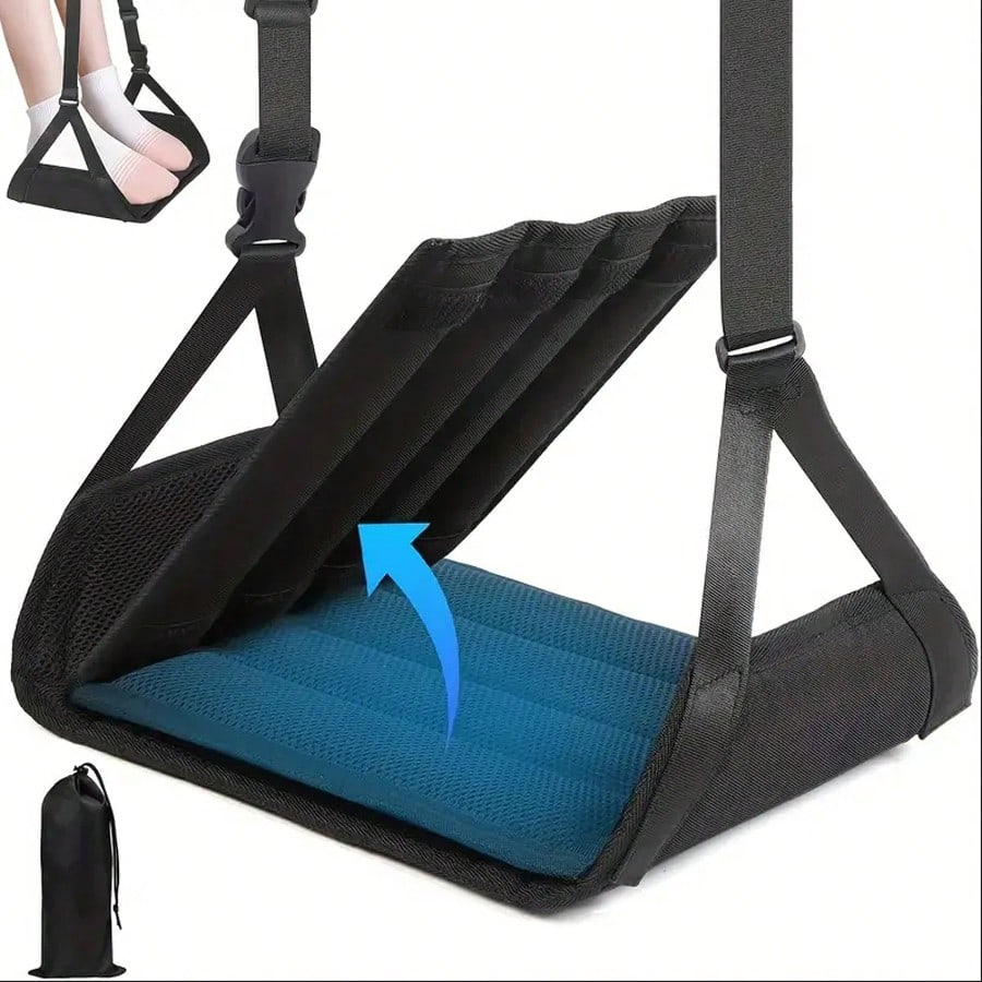 비행기용 발 받침대, 탈부착 가능한 발 지지 패드, 긴 - Travel Accessories Long Flight 리뷰 및 가격